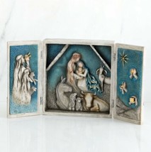 Willow Tree Starry Night Nativity Sculpted Hand Painting Nativity Triptych Box - £288.80 GBP
