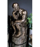 Auguste Rodin Masterpiece Le Penseur The Thinker Decorative Figurine 9.25&quot;H - $54.32 CAD