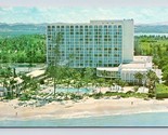 Americana Hotel Spiaggia Vista San Juan Portorico Pr Cromo Cartolina B14 - $3.03