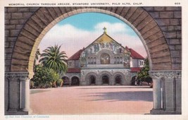 Stanford University Palo Alto California CA Memorial Church Postcard A25 - £2.35 GBP