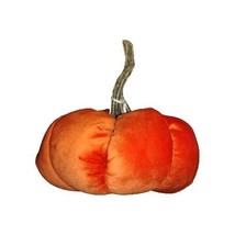 OverJoyed Boutique Velvet Pumpkin Decor xl Orange Cinderella Stuffed Dec... - £19.18 GBP