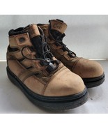 Mens 6 Chota Brown/Black Fishing Angling Wading Boots Spike Bottoms - $25.75 CAD