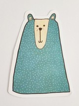 Blue Bear Cute Long Super Cute Cartoon Animal Multicolor Sticker Decal G... - $2.30