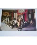 China Postcard Hall Of Benevolence And Longevity Inside View Vintage New... - $187.02 MXN