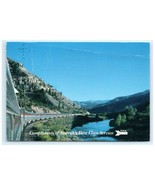 Amtrak Train Truckee River California Zephyr Truckee CA Postcard - $8.18 CAD