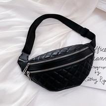2022 Fashion Women&#39;s Waist Bag Chest Bag PU Leather Waterproof Fanny Pack Messen - £14.06 GBP