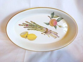 Vintage Royal Worcester EVESHAM GOLD Oval Baker Serving Dish 6 3/4&quot; x 10 3/4&quot; - $18.00