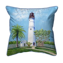 Betsy Drake Key West Lighthouse Extra Large Zippered Pillow 22x22 - £62.29 GBP