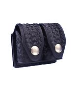 New HKS 203 Speedloader Case Medium Basketweave B/W  Black - $22.77 CAD