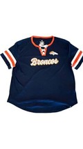 Fanatics Denver Broncos NFL Football Womens Me Lace Up JERSEY Shirt Size 2XL - £11.95 GBP