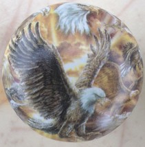 Ceramic Cabinet Knob  Eagle Collage Flying Bird - $4.46