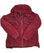 Nike Tech Fleece Sherpa ICON Wind Runner Full Zip Jacket Hood Red AQ2767... - $75.06 CAD