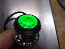 NEW COLE HERSEE  PILOT INDICATOR LIGHT 12V GREEN Glass 1-1/4&quot; diameter - $29.69