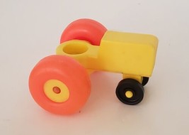 VINTAGE Fisher Price Little People Yellow Farm Tractor 1972 - $4.65