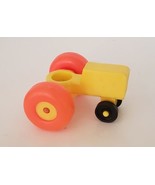 VINTAGE Fisher Price Little People Yellow Farm Tractor 1972 - £3.65 GBP