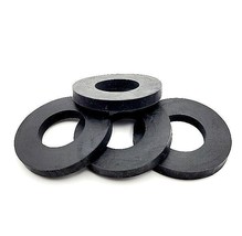 1&quot; ID Rubber Flat Washers 2&quot; OD 1/4&quot; Thick Spacers Gaskets Seals 1 x 2 x... - £9.18 GBP+