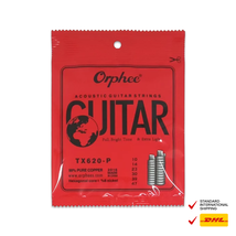 Orphee TX620-P 10-47 Red Cooper Acoustic Strings - £7.77 GBP