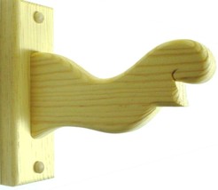 Western Holster Gun Belt Hanger - Wooden Hat Coat Rack - Pine Wood Wall ... - $186.40 MXN
