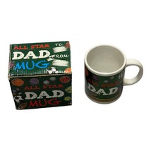 Father’s Day All Star Dad Coffee Mug NIB - £15.55 GBP