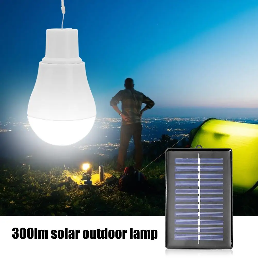 ALLOET 5V 15W 300LM  Saving Outdoor Solar Lamp USB Rechargeable Led Bulb... - £113.71 GBP