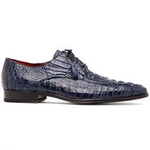 Marco Di Milano genuine caiman crocodile Shoes Apricena Midnight Blue image 2