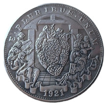 HB(273)US Hobo Nickel Morgan Dollar Silver Plated Copy Coin - £8.00 GBP