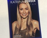 Katrina Bowden Trading Card Donruss Americana 2015 #3 - £1.55 GBP