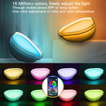 16 Colors Smart WiFi APP Control Night Light Bluetooth Desk Lamp Atmosphere Ligh - £44.91 GBP+