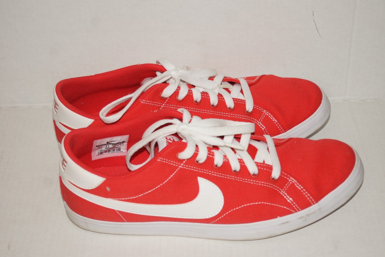 Nike Eastham TXT Mens Low Top Sneakers Red Size Men's 9.5 US Fabric Shoes Item image 2