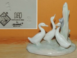 Lladro Nao 3 Geese Porcelain Figure Daisa goose duck ducks marked B-8A r... - £34.16 GBP