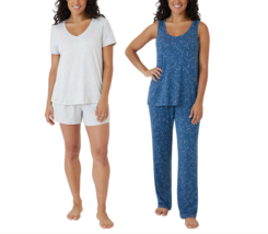 Eddie Bauer 4-Piece Pajama Set Gray Women&#39;s Sz M NWT - $399.63 MXN