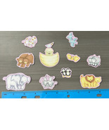 10 Noah’s Ark Babies Iron on Fabric Appliques Pre-Cut - $4.99