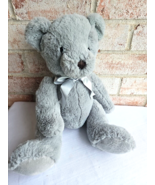 Restoration Hardware Teddy Bear Plush Grey Soft Stuffed Animal - £11.63 GBP