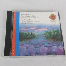 Rachmaninoff Piano Concerto No 2 CD 1990 CBS Masterworks Classical Licad Abbado - £6.37 GBP