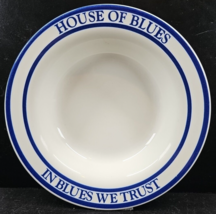 Syracuse China House Of Blues In Blues We Trust Rim Soup Bowl Restaurant... - $49.17