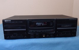 Kenwood KX W4060 Double Cassette Deck, See Video! - $83.80