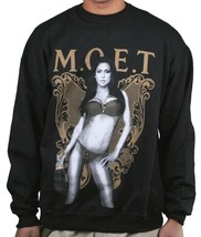 T.I.T.S. Dos En La Camisa M.O.E.T Dinero Sobre Todo Sudadera Negra Dorada L - $279.48 MXN