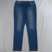 Seven7 8 High Rise Skinny Light Wash Stretch Denim Womens Jeans - $19.99