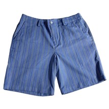 Under Armour Shorts Mens Blue Stripe Front and Back Pockets Size 38 Regular - $14.68