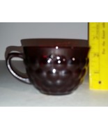 Vintage Anchor Hocking Bubble Ruby Red Cup - £7.06 GBP