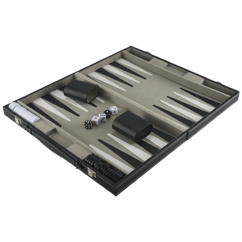 Backgammon Set - Clic 14.75 Inch Backgammon Sets For Adults d Game For Antique B - £377.66 GBP