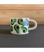 Room Essentials Ceramic Mug Avocado Print Cup 1 Handle Green Cute Kitche... - $206.76 MXN