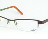 Lunettes De Vue AXEL S. AX 726 64 Marron Mat / Vert 49-16-145mm Allemagne - $76.23