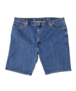 Levi&#39;s 505 Logger Lumberjack Denim Jean Shorts 44 Metal Rivet Suspender ... - $74.14 CAD