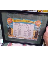Vintage 1952 Coca-Cola Coke UNC USC Framed Advertising Insert South Caro... - $49.49