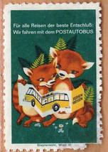 AUSTRIA CINDERELLA STAMP THE BEST DECISION FOR ALL TRAVELS. POSTAUTOBUS ... - $1.10