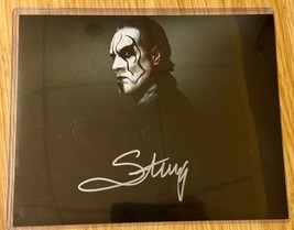 Sting Aew Wcw Wwe Hand Signed 8x10 Photo - £96.90 GBP