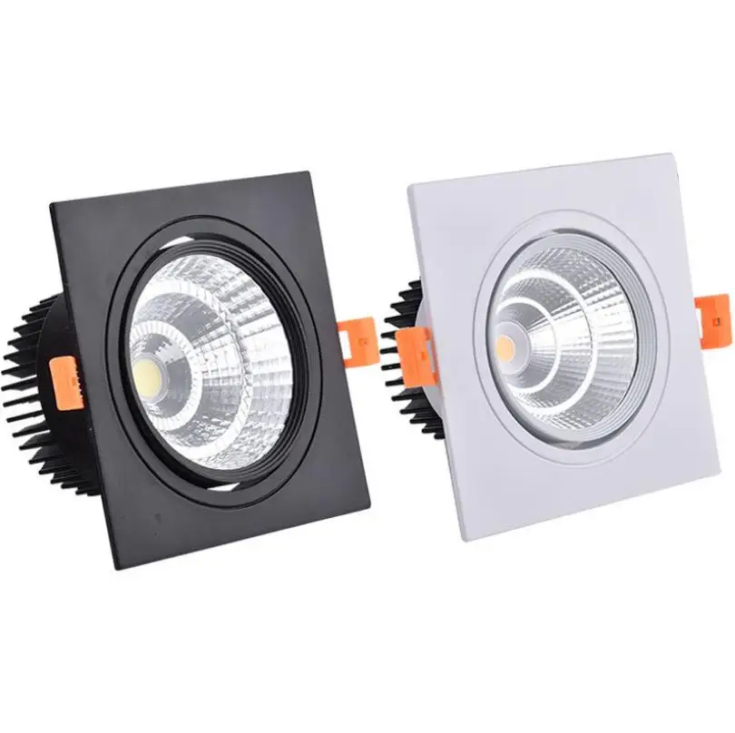 Dimmable LED COB Spotlight Ceiling lamp AC85-265V 3W 5W 7W 9W 12W 15W Aluminum r - £123.40 GBP