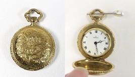 Vintage Consul Swiss Made Mechanical Ornate Gilt Case Small Works - $49.49