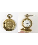 Vintage Consul Swiss Made Mechanical Ornate Gilt Case Small Works - £39.56 GBP